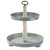 Rustic Metal Tiered Tray