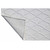 White Rhombus Rug - 8 x 10