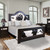 Black & White Cowhide Bed - Queen