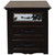 Black & White Cowhide Panel Nightstand Black & White Cowhide Panel Nightstand