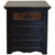 Brindle Cowhide Panel Nightstand