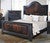 Brindle Cowhide Bed - Queen