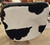 Black Cowhide Dream Chair & Ottoman