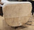 Cream Cowhide Dream Chair & Ottoman