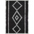 Triple Diamond Black Rug Collection