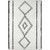 Triple Diamond Ivory Rug - 3 x 5