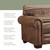 Mustang Band Armchair & Ottoman