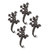 Adventure Gecko Wall Hooks - Set of 4