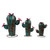 Sedona Saguaro Cactus Sculptures - Set of 3