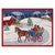 Sleigh Ride Hooked Rug