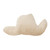 Western Cowgirl Hat Hooked Pillow