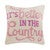 Country Charm Hooked Pillow