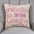 Country Charm Hooked Pillow
