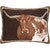 Western Longhorn Hooked Pillow - OUT OF STOCK UNTIL 10/30/2025