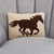 Rodeo Racehorse Hooked Pillow