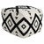 Black Trails Pouf