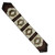 Southwestern Adventure Table Runner - Brown & White