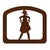 Western Cowgirl Letter Holder