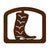 Western Boot Letter Holder