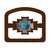 Turquoise Bandit Letter Holder