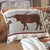 Longhorn Ranch Plush Pillow
