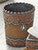 Western Star Tooled Leather Waste Basket