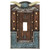 Tooled Longhorn Single Switch Plate - CLEARANCE