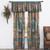 Turquoise Star & Barbed Wire Lined Valance