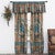 Turquoise Star & Barbed Wire Lined Drapes