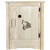 Denver Cabinet with Engraved Wolf - Right Hinged