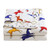 Horses Run Free Quilt Set - King