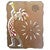 Kokopelli Playing Trumpet Wall Clock