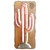 Sunset Cactus Rectangular Cutout Wall Art