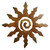 Canyon Sunburst Cutout Wall Art