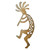Dancing Kokopelli Left Facing Cutout Wall Art
