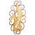 Designer Coyote Cutout Swirl Wall Art