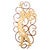 Kokopelli with Trumpet Cutout Swirl Wall Art