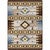 Sunset Path Blue Rug - 3 x 4