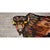 Plains Buffalo on Tribal Cream Canvas Print