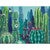 Twilight Succulents Canvas Print