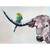 Longhorn with Friend Canvas Print