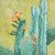 Blooming Cactus Garden Canvas Print