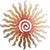 Desert Sunburst Cutout Wall Art