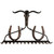Longhorn & Horseshoe Key Holder