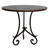 Southwest Iron Scroll Saloon Table