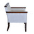 Rustic Saloon Chair - White