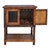 Rustic Ranch Cowhide Bar Cabinet