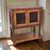 Rustic Ranch Cowhide Bar Cabinet