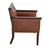 Rustic Saloon Chair - Brown