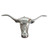 Shining Bull Pewter Wall Art